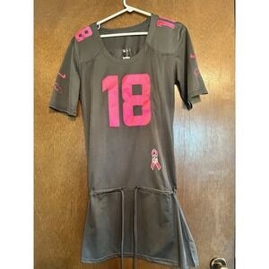 NIKE- Peyton Manning Broncos Jersey Dress, Breast Cancer, Size M- Never Worn‎